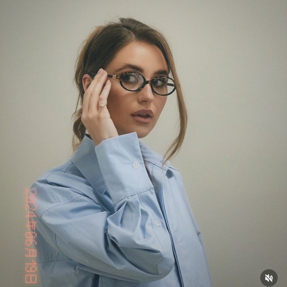 NEW MU04ZS VAU08N WOMEN ROUND EYEGLASSES MIU MIU MU04ZSF VAU08N NEW SMU 04Z - Picture 6 of 13